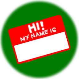 runner name badge